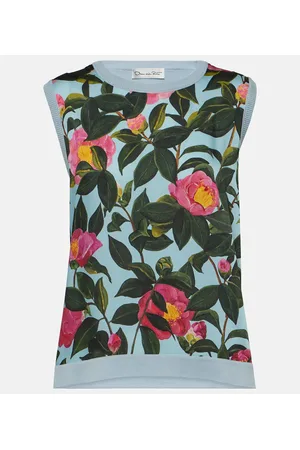 Oscar de la Renta Chaleco estampado