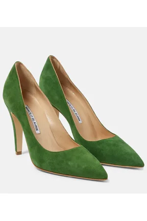 Manolo Blahnik Salones Nelirapla de ante
