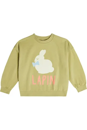Jelly Mallow Sudadera Lapin de algodón estampada