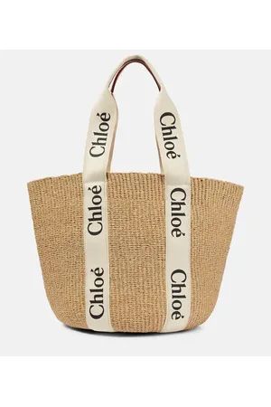 Chloé Chloé x Mifuko tote Woody Large de rafia