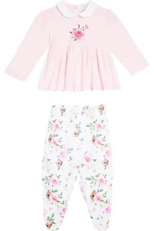 MONNALISA Bebé - set de pantalones y top floral
