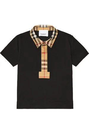 Burberry Bebé - polo Vintage Check de algodón