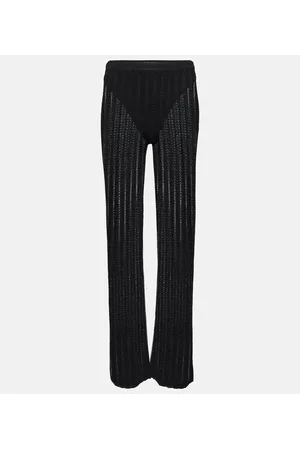 DION LEE Pantalones rectos de tiro medio