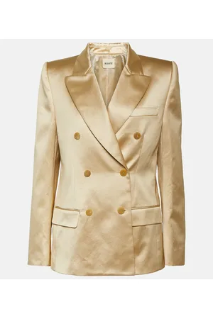Khaite Blazer Nathan de satén