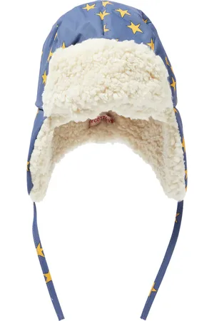 Tiny Cottons Gorro estampado con borrego sintético