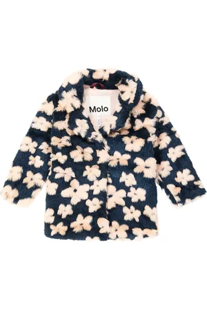 Molo Abrigo Haili de pelo sintético floral