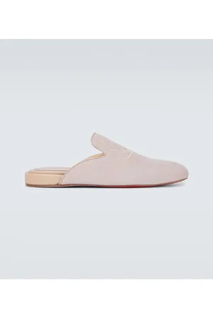 Christian Louboutin Mules planos Navy Coolito