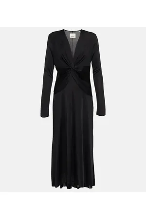 Isabel Marant Vestido midi Janevea con fruncido