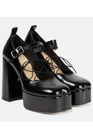 Simone Rocha Salones de piel con plataforma