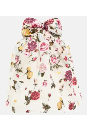Oscar de la Renta Vestido corto de fil coupé floral