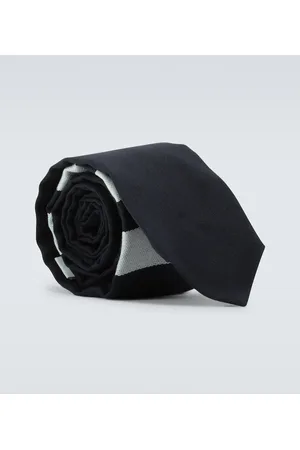 Thom Browne Corbata de lana con 4-Bar