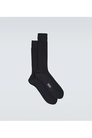 Tom Ford Calcetines de punto acanalado de algodón