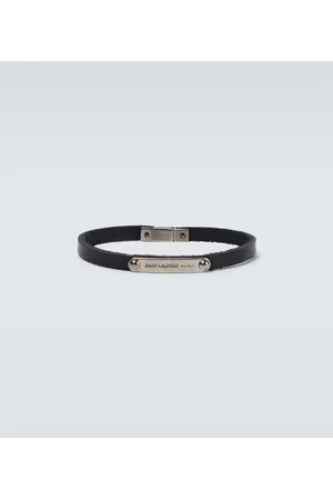 Saint Laurent Pulsera de piel