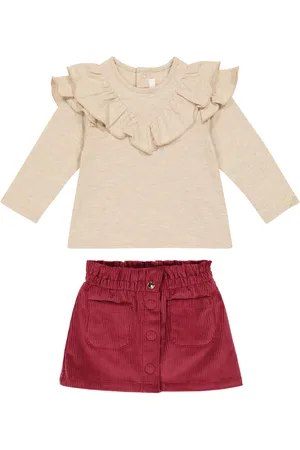 Chloé Chloé Kids Set de jersey y falda
