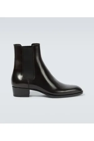 Saint Laurent Botines chelsea Wyatt de piel
