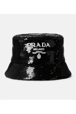 Prada Sombrero de pescador con lentejuelas
