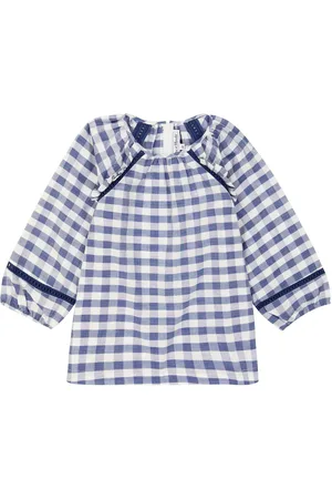 Tartine Et Chocolat Blusa de algodón a cuadros