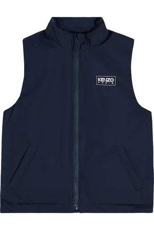 Kenzo Chaqueta con plumas sin mangas