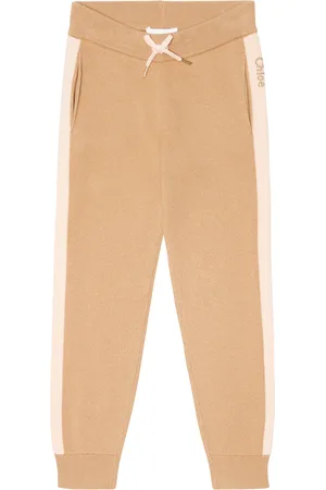 Chloé Chloé Kids Pantalones de chándal de lana y algodón