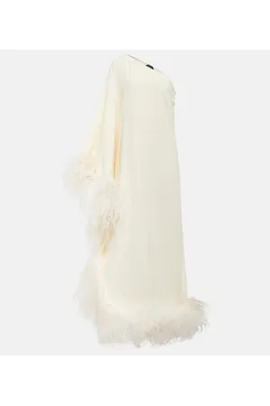‎Taller Marmo‎ Vestido de fiesta Ubud con plumas
