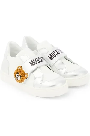 Moschino Zapatillas de piel con logo