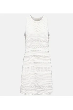 Isabel Marant Vestido corto de croché de algodón