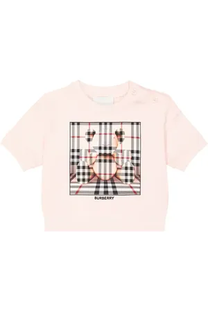 Burberry Bebé - camiseta en jersey de algodón