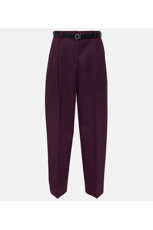 Jil Sander Pantalones rectos de lana