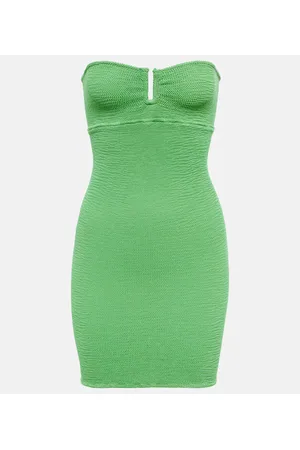 Reina Olga Vestido corto La Sciura Crinkle bandeau