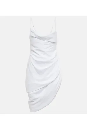 Jacquemus Vestido corto La Robe Saudade de gasa