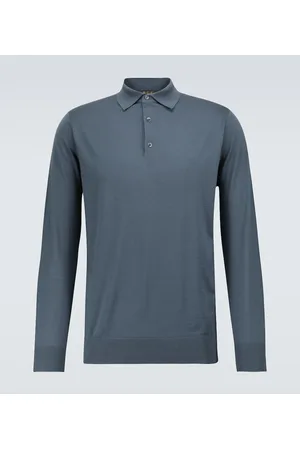 Loro Piana Polo MI de lana con manga larga