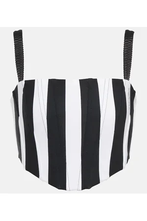 Dolce & Gabbana Portofino top corsé a rayas