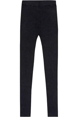 Loro Piana Leggings Comfy de cachemir acanalado