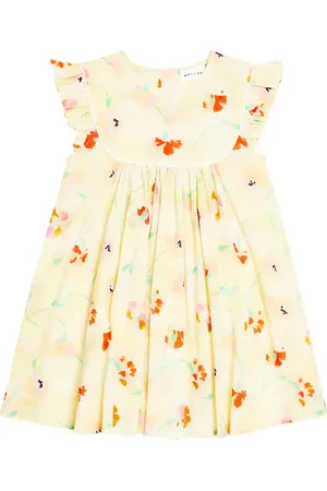 MORLEY Vestido de algodón con volantes