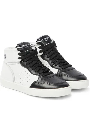 Balmain Zapatillas altas de piel