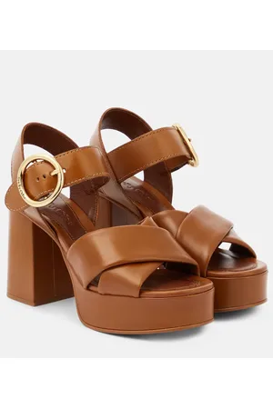 See by Chloé See By Chloé Sandalias Lyna de piel con plataforma