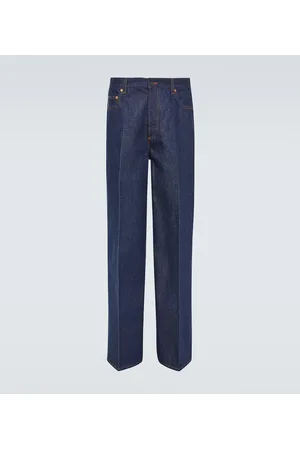 VALENTINO Jeans anchos de tiro medio