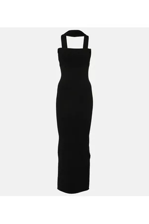 Totême Vestido midi de punto acanalado