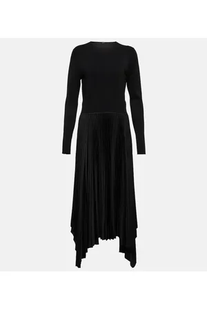 Joseph Vestido midi Deron asimétrico