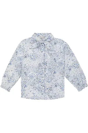 Il gufo Camisa de algodón estampada