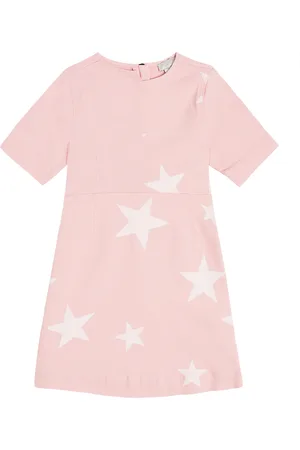 Stella McCartney Vestido en denim estampado