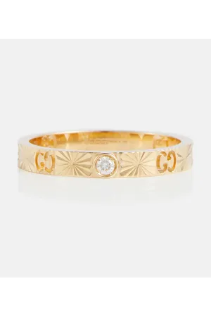 Gucci Anillo Icon de oro de 18 ct con diamante