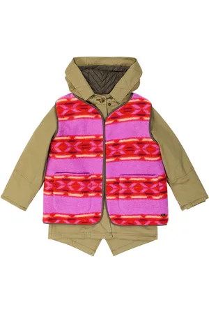 Scotch&Soda Abrigo de algodón estampado a capas