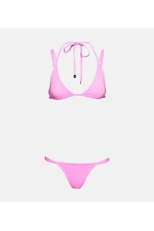The Attico Bikini con cuello halter
