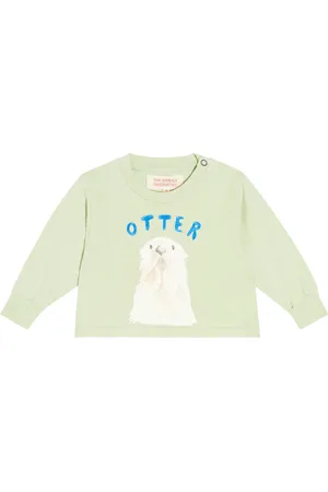 The Animals Observatory Bebé - camiseta de algodón estampada