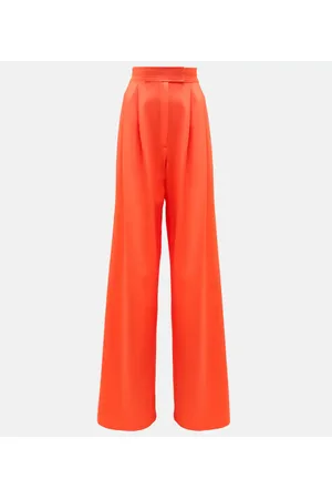 ALEX PERRY Pantalones Patton de crepé satén
