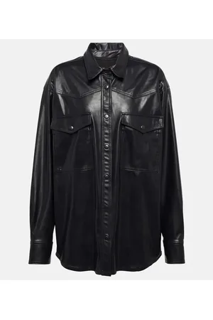 Marant Etoile Camisa Bernyga de piel sintética