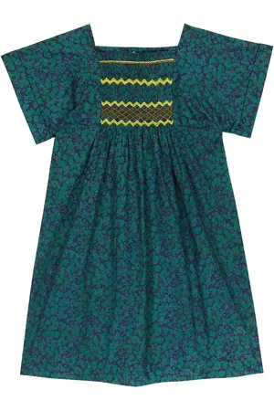BONPOINT Vestido de algodón floral