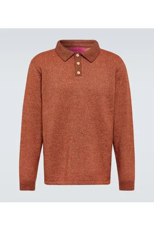 THE ELDER STATESMAN Polo de algodón y cachemir