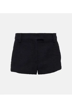VALENTINO Shorts de tweed de tiro alto